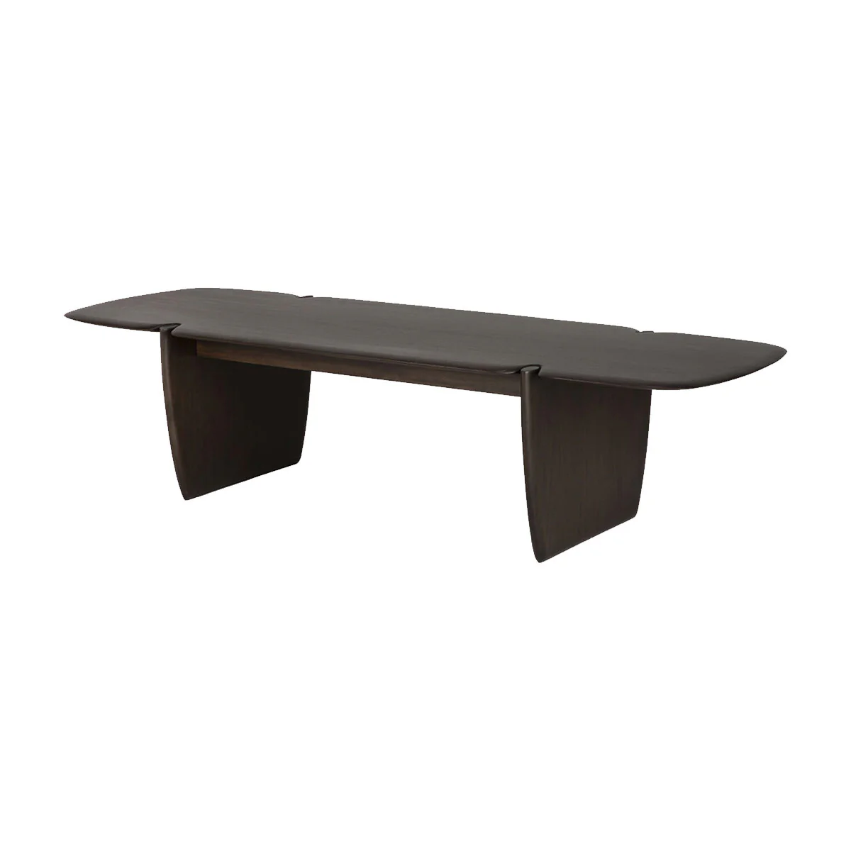 Table basse Polished Imperfect en acajou - Marron - Image 2