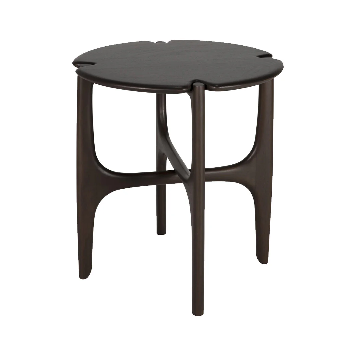 Table d'appoint Polished Imperfect en acajou - Marron - Image 2