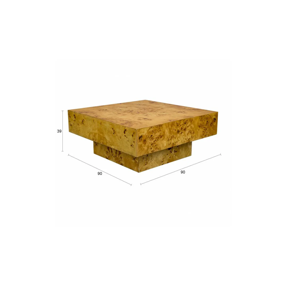 Table d'appoint Coffee Quinn - Natural - Image 4