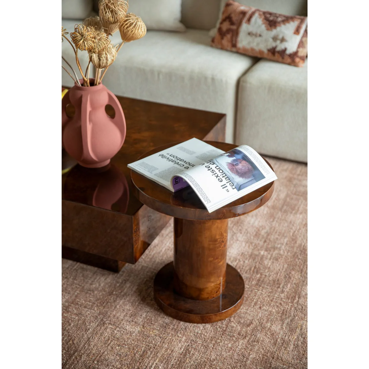 Table d'appoint Quinn - Walnut - Image 7