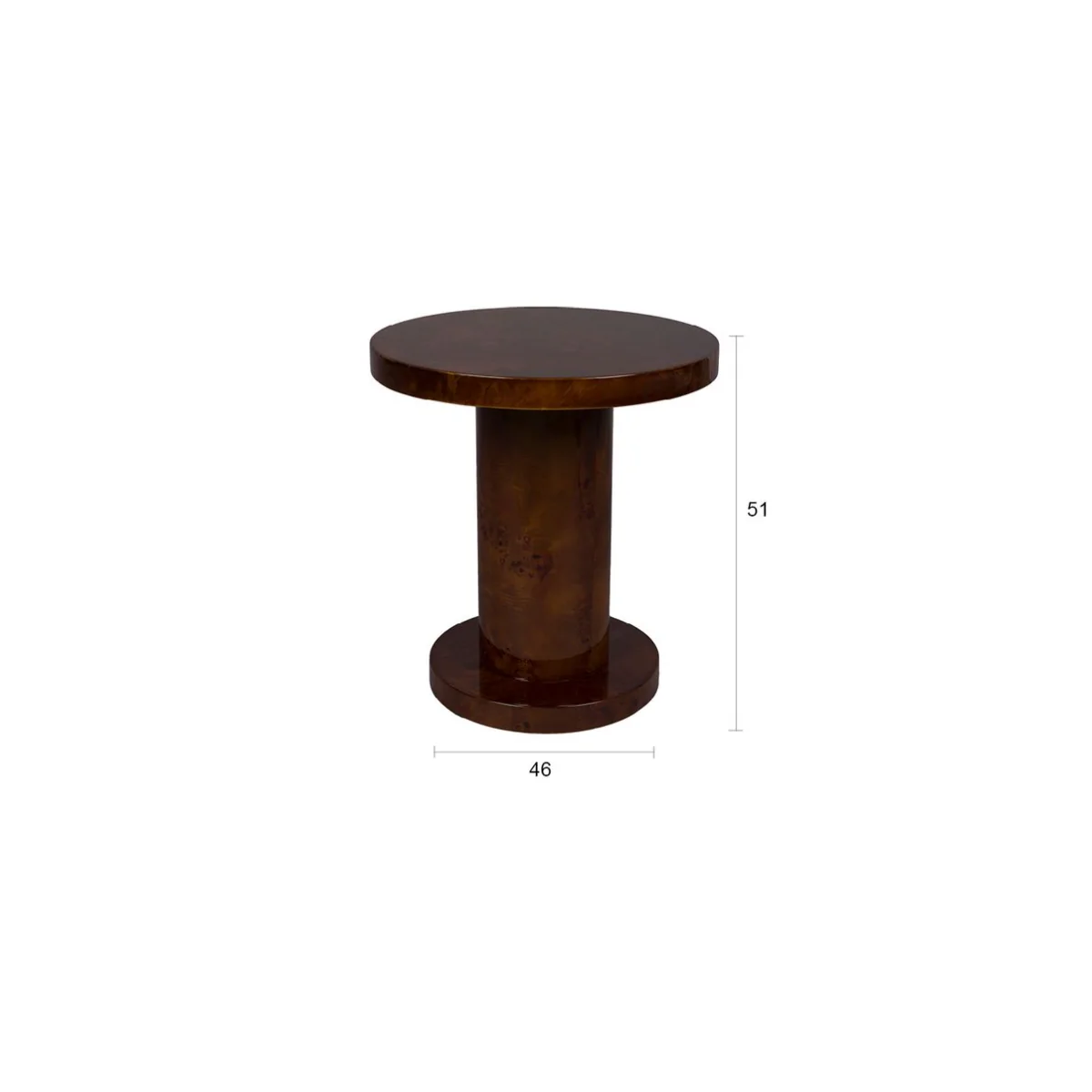 Table d'appoint Quinn - Walnut - Image 8