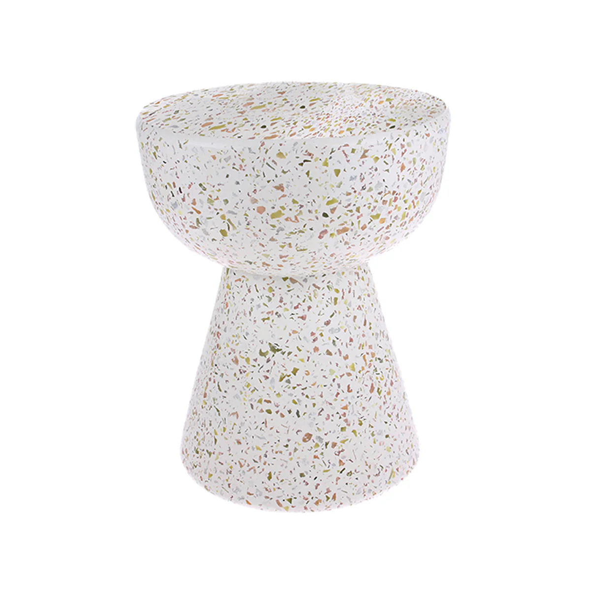 Table d'appoint Terrazzo - Blanc - Image 4