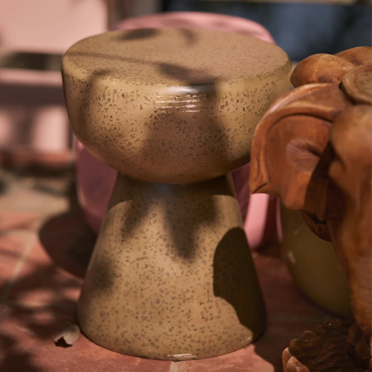 Table d'appoint Terrazzo Pebble - Image 4