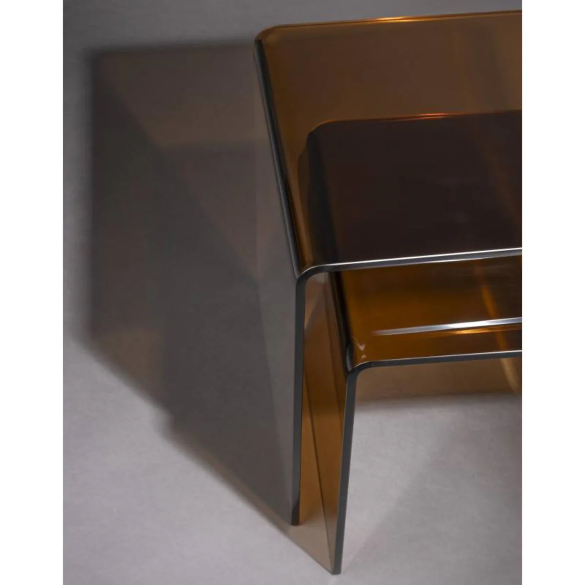 Table d'appoint Vetro Set de 2 - Brown - Image 5