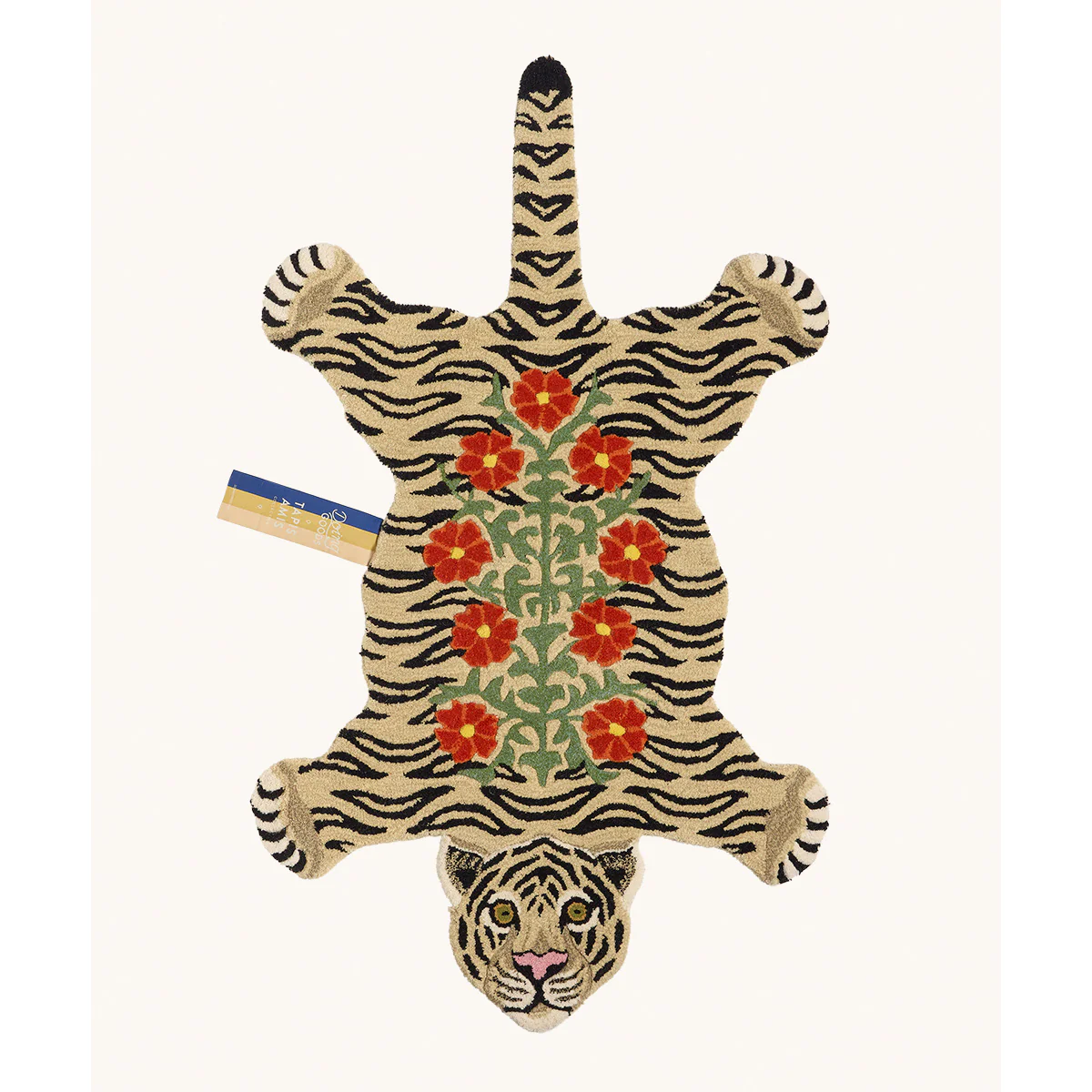 Tapis Floral Tigre blanc - Image 6