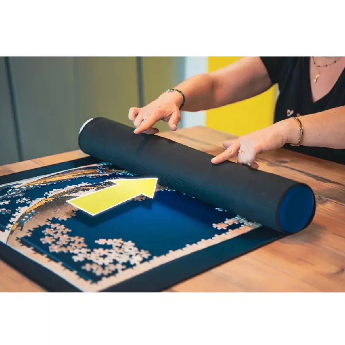 Tapis pour Puzzle 1000 pièces - Néoprène - 90 cm - Image 3
