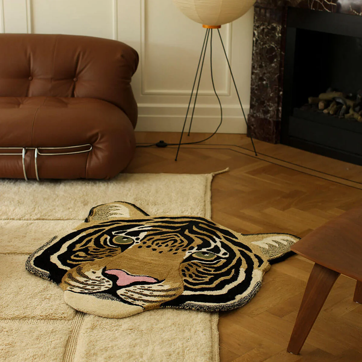 Tapis Rajah Tête de Tigre - Image 2