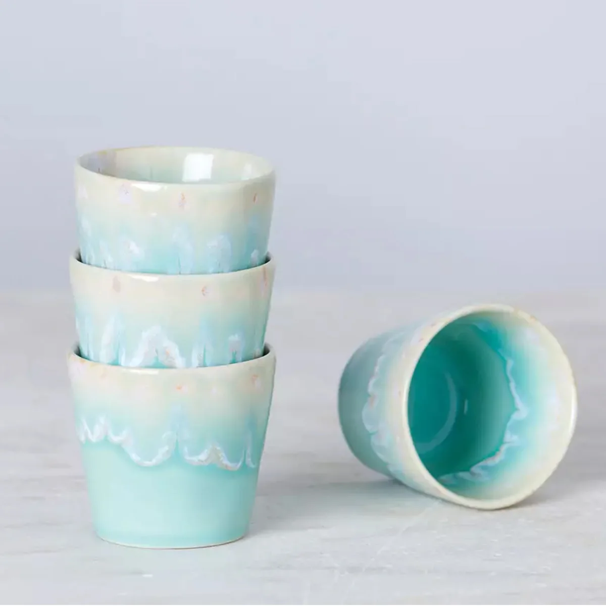 Tasse Grespresso en grès céramique - Aqua - Image 4
