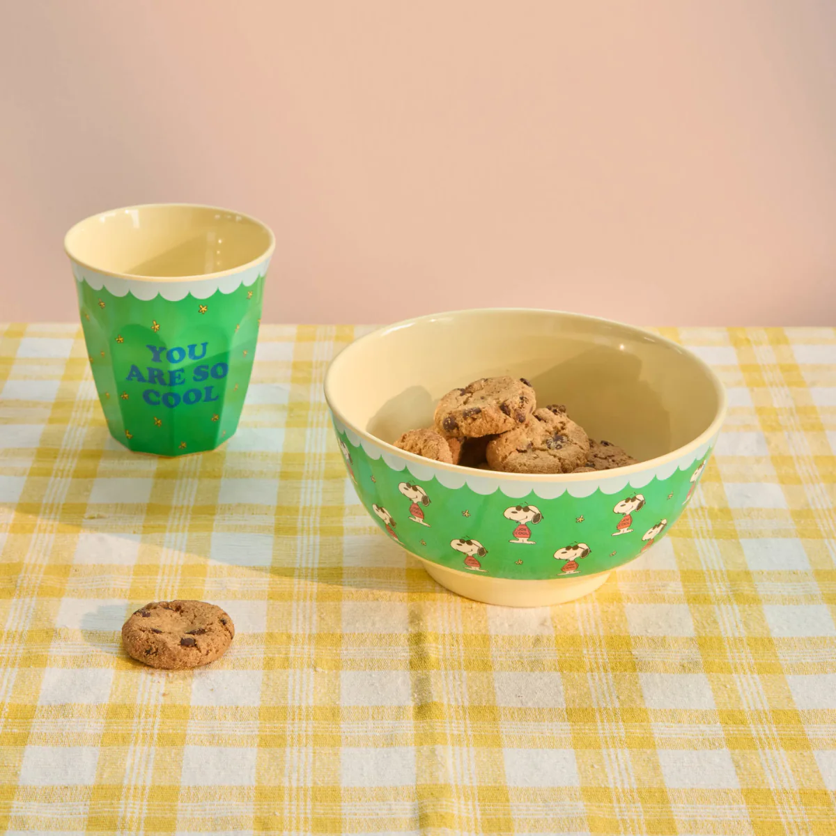 Tasse Snoopy en mélamine - Green M 250 ml - Image 2