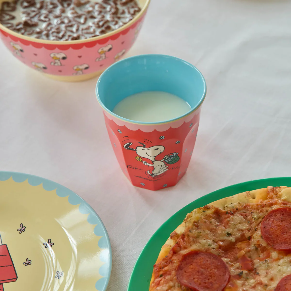 Tasse Snoopy en mélamine - Red M 250 ml - Image 2