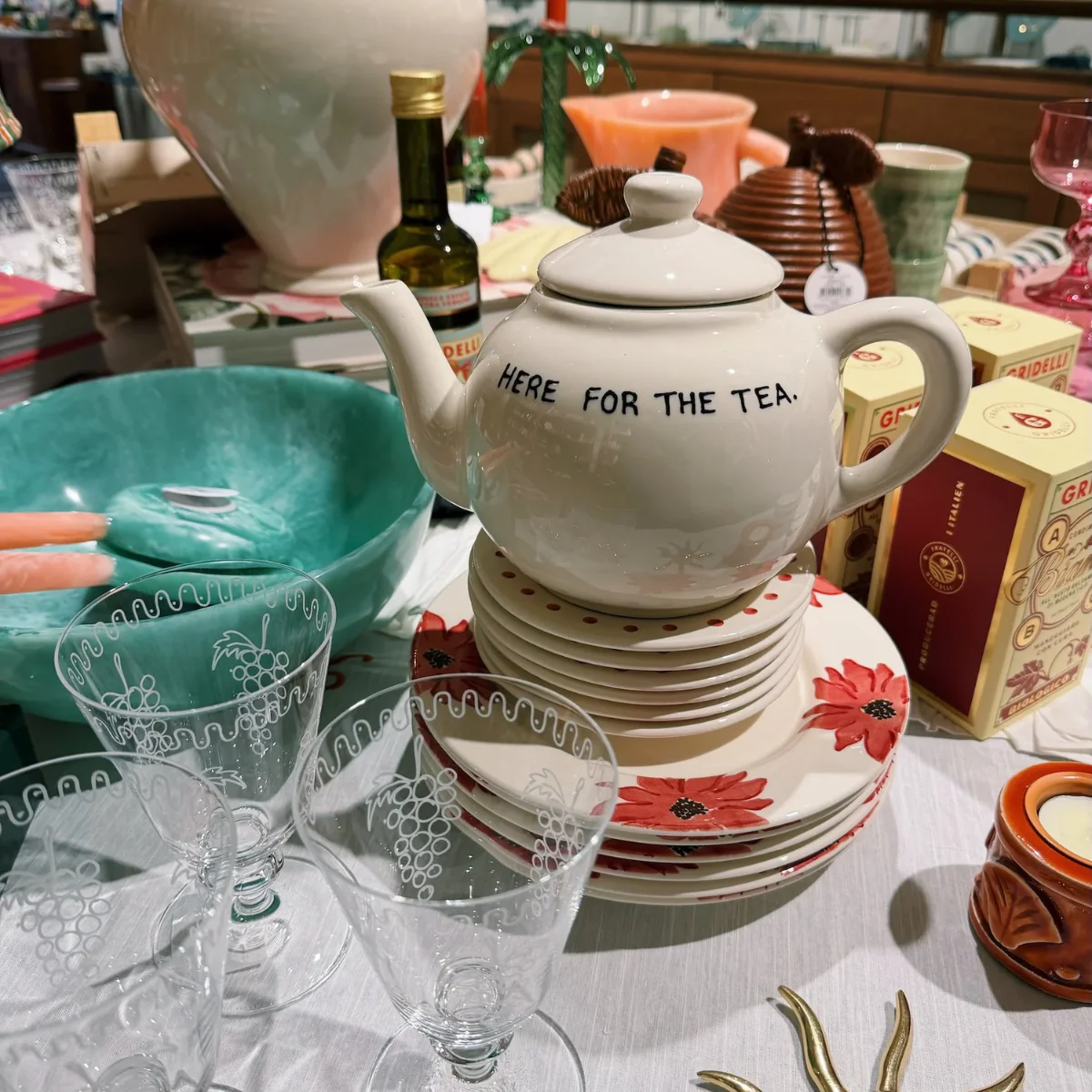 Théière Here For The Tea - Noir - Image 2