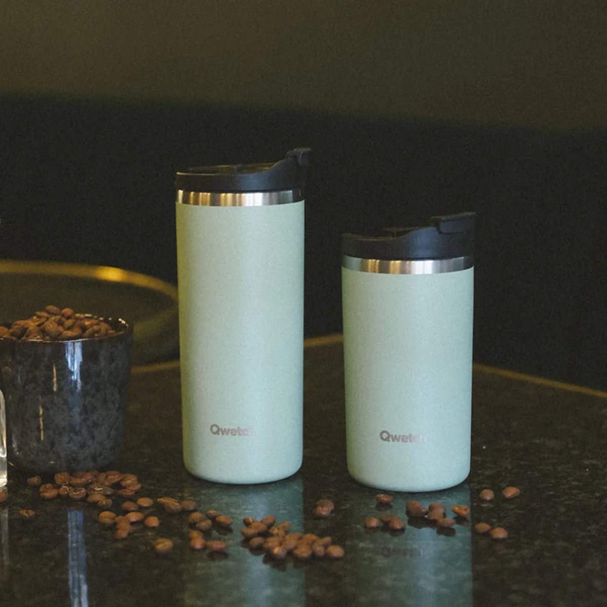 Travel Mug Isotherme - Vert Tilleul - Image 6