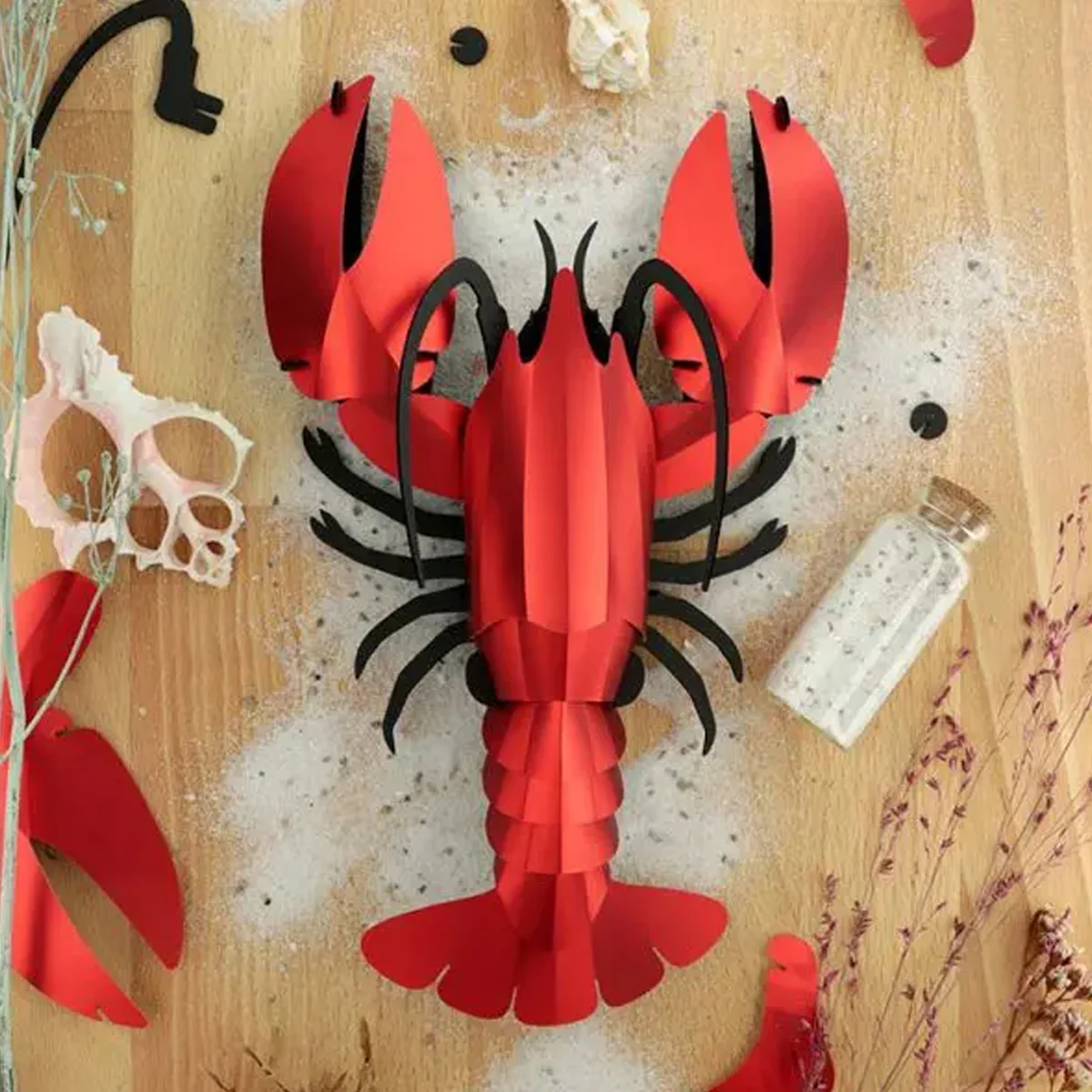 Trophée Homard Ruby red metallic - Image 2