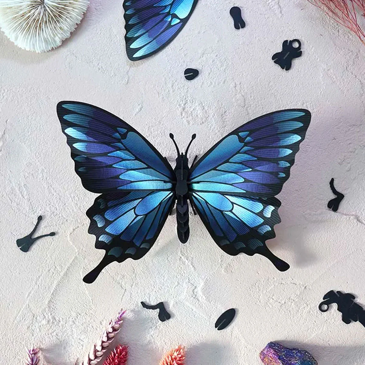 Trophée Origami Papilio Ulysses - Image 3