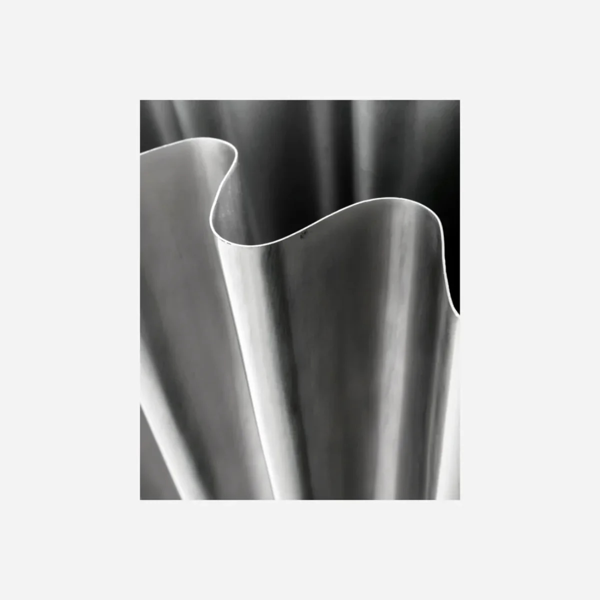 Vase HDFlood Fini Argent Brossé 30 x 53,5 cm - Image 3