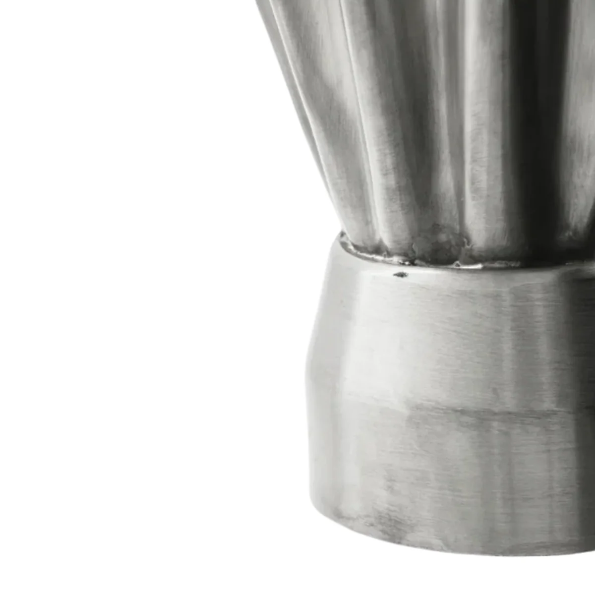 Vase HDFlood Fini Argent Brossé 33 x 23 cm - Image 4