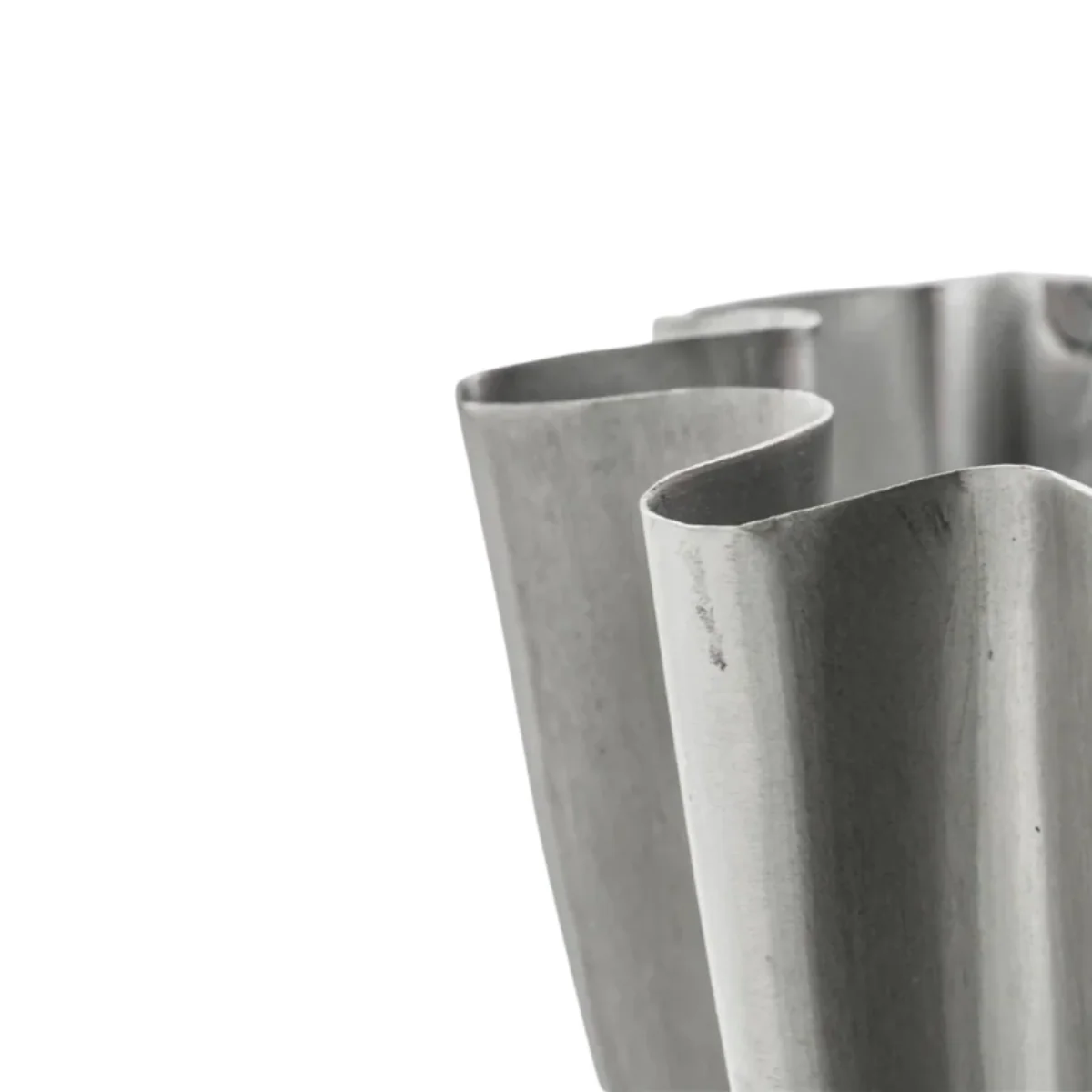 Vase HDFlood Fini Argent Brossé 13 cm - Image 4