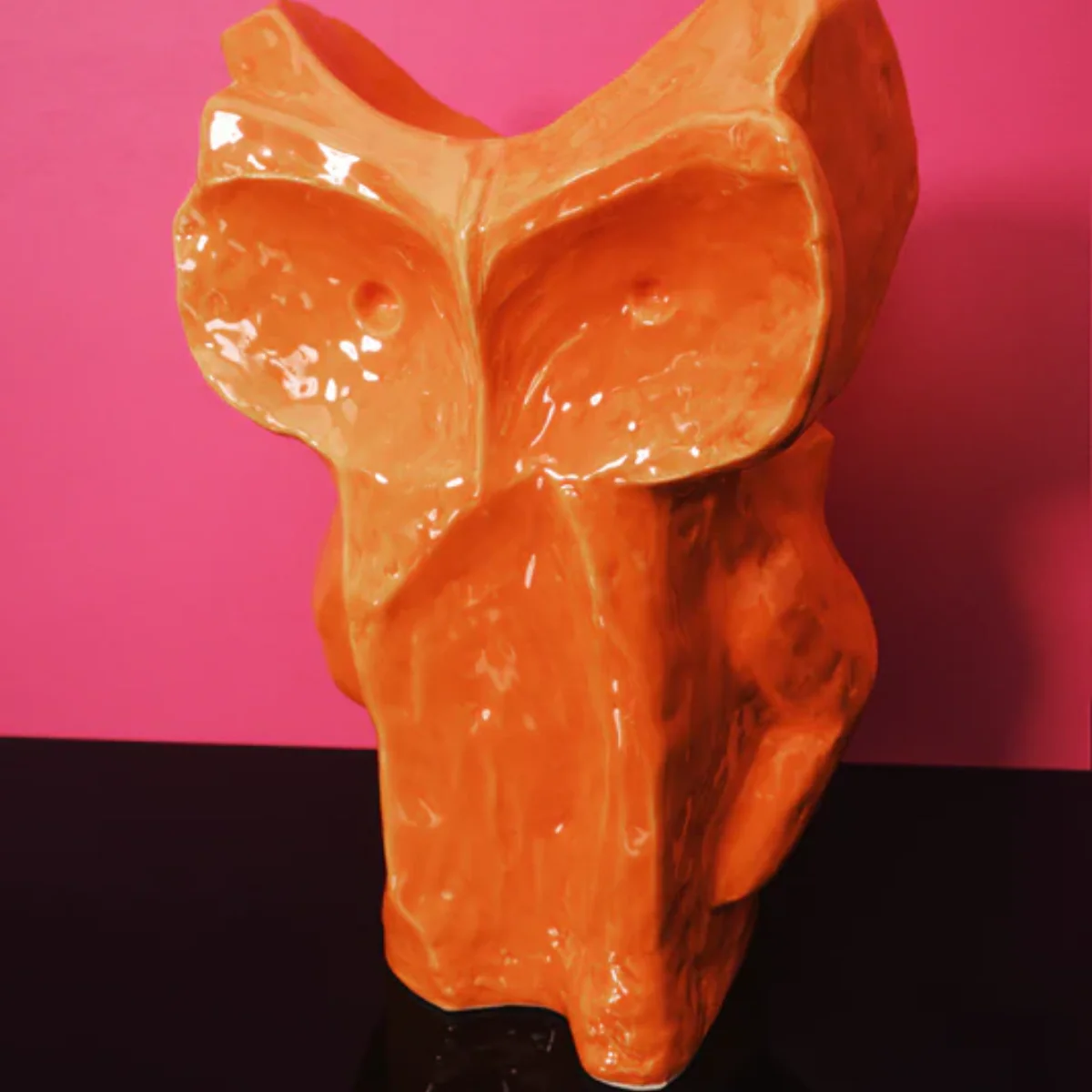 Vase Hibou After Midnight - Orange - Image 3