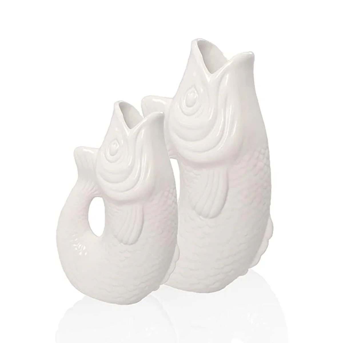 Vase Monsieur Carafon Poisson - Blanc - Image 3