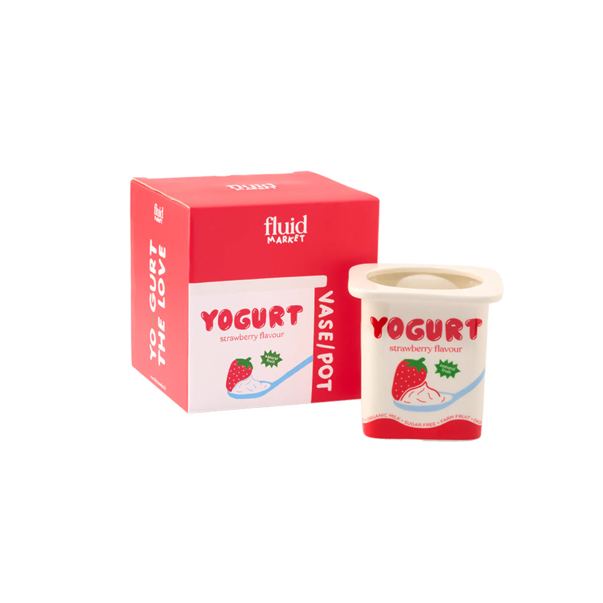 Vase Yaourt - Fraise - Image 2