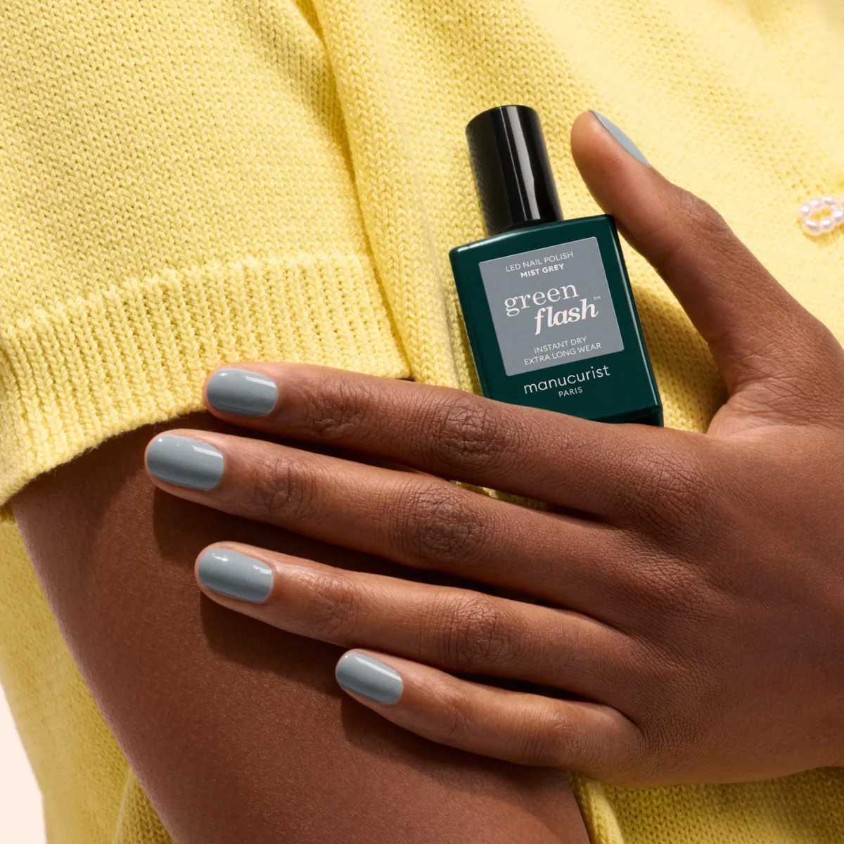 Vernis Semi-permanent LED Green Flash™ - Mist Grey - 15 ml - Image 2
