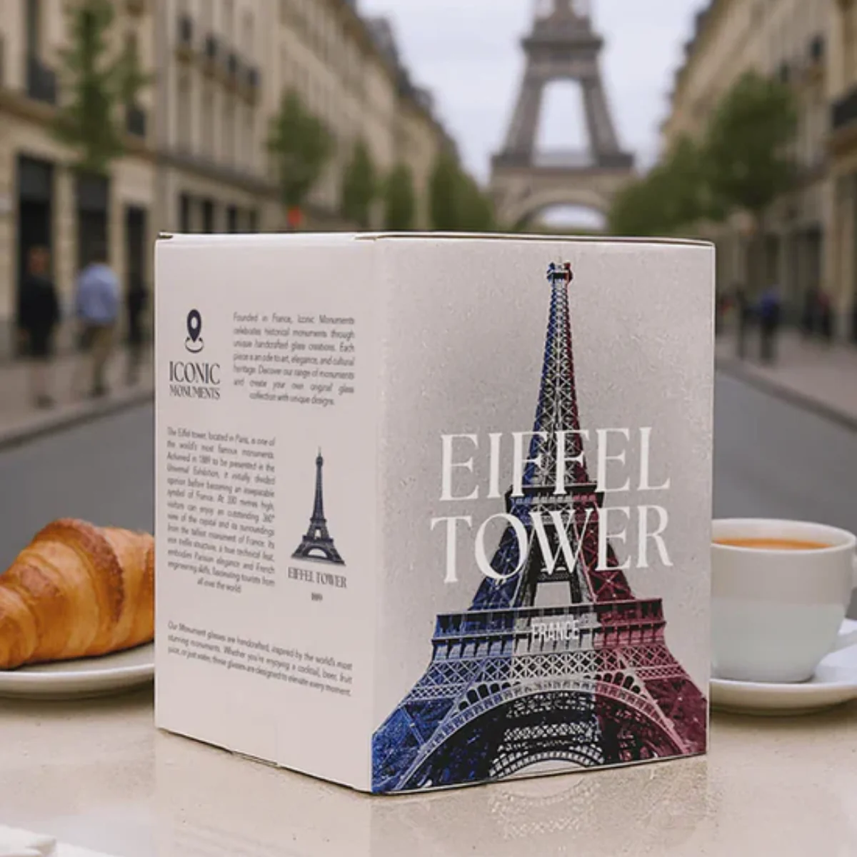Verre Design - Tour Eiffel - Image 3