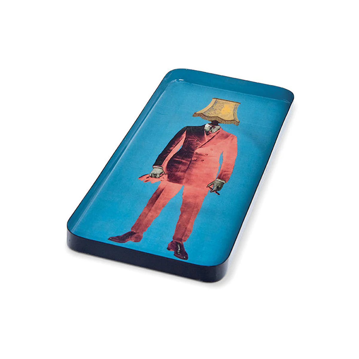 Vide-poche rectangulaire Lampaman en fer - 12,5 × 28 cm - Image 3