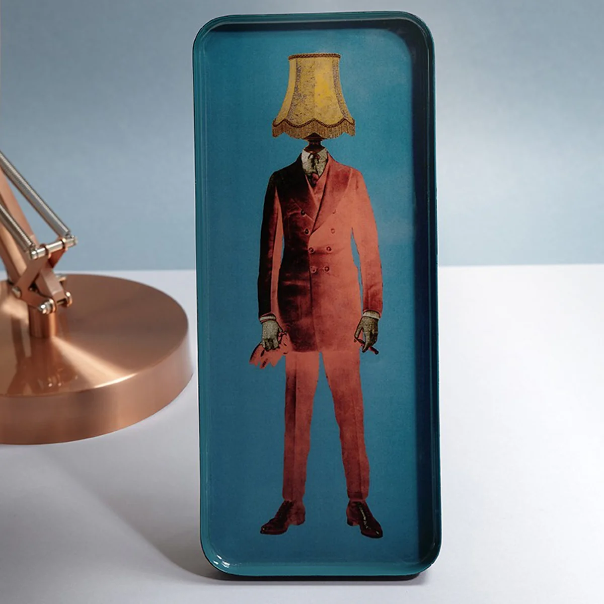 Vide-poche rectangulaire Lampaman en fer - 12,5 × 28 cm - Image 4