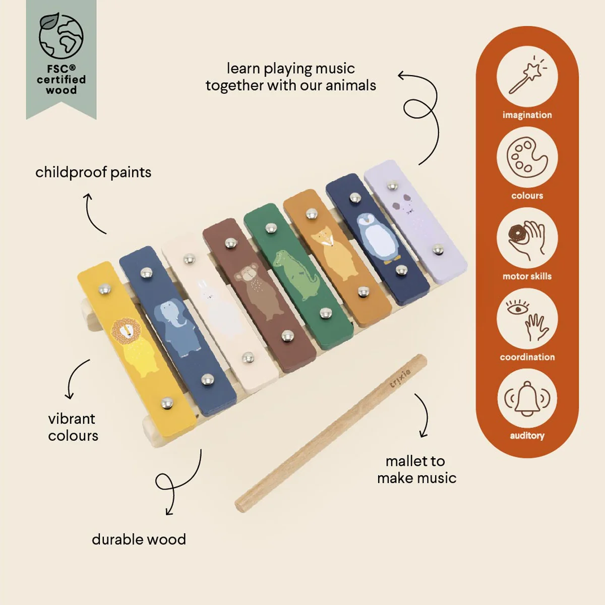 Xylophone en bois - Image 3